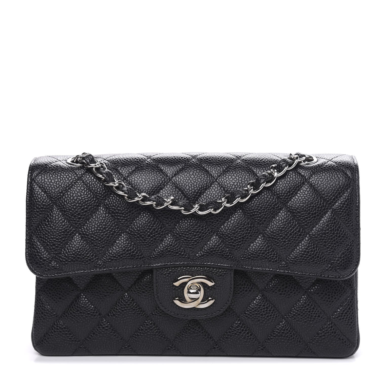 Chanel Caviar Quilted Small Double Flap Black 1 of 12