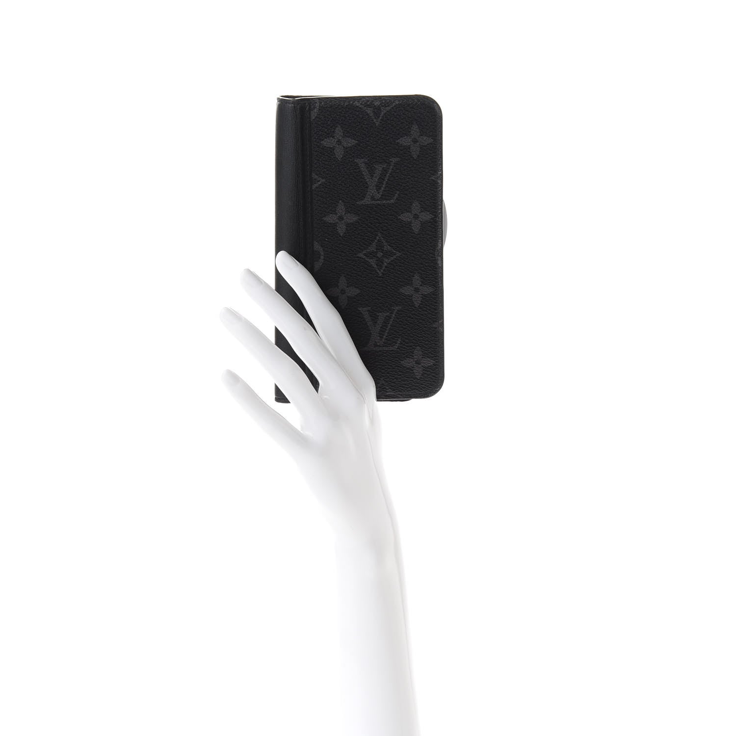 Louis Vuitton Monogram Eclipse iPhone XS Max Folio Case Black 2 of 7