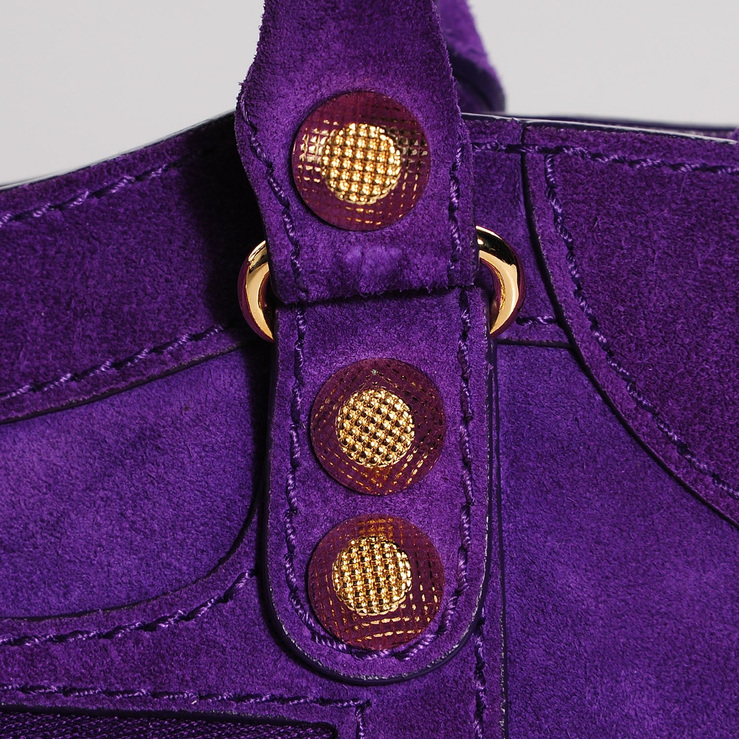 Balenciaga Baby Daim Suede Giant 12 Gold Hardware Mini City Ultraviolet 10 of 14