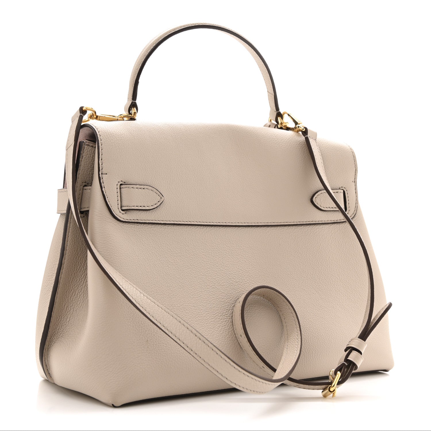 Louis Vuitton Soft Calfskin Lockme Ever MM Greige 3 of 12