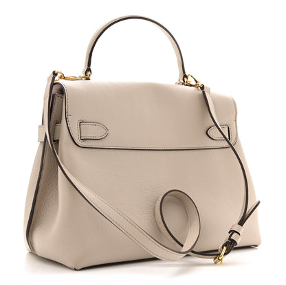 Louis Vuitton Soft Calfskin Lockme Ever MM Greige 3 of 12