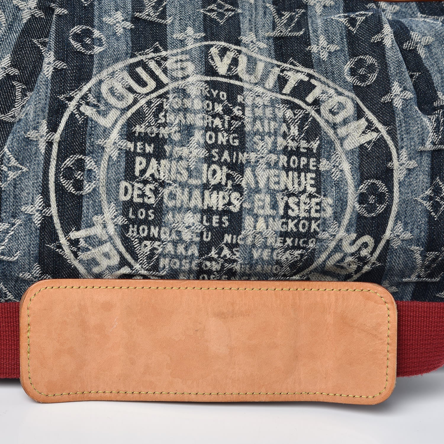 Louis Vuitton Denim Raye Cabas GM 25 of 26
