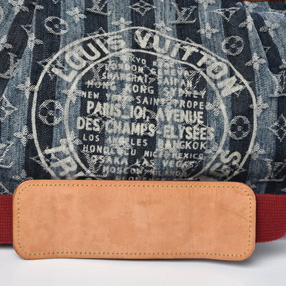 Louis Vuitton Denim Raye Cabas GM 25 of 26