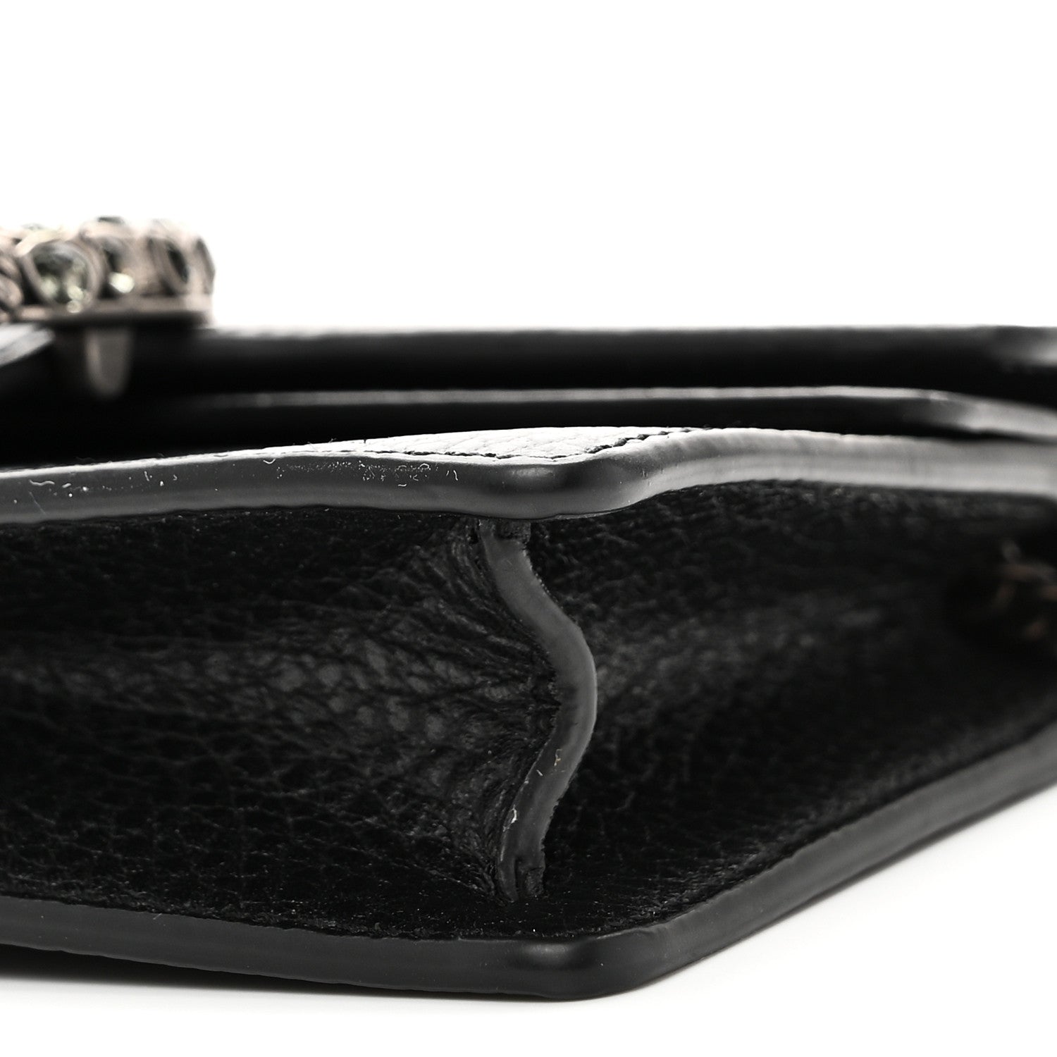 Gucci Calfskin Super Mini Dionysus Shoulder Bag Black 9 of 10