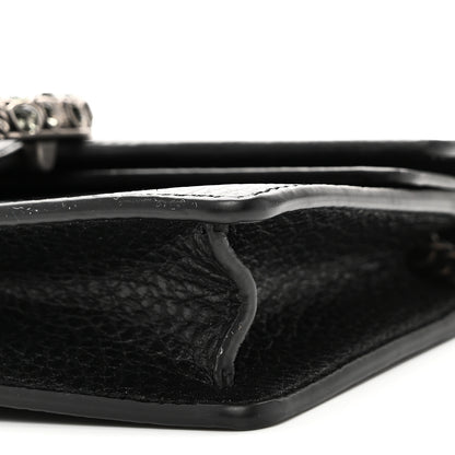 Gucci Calfskin Super Mini Dionysus Shoulder Bag Black 9 of 10