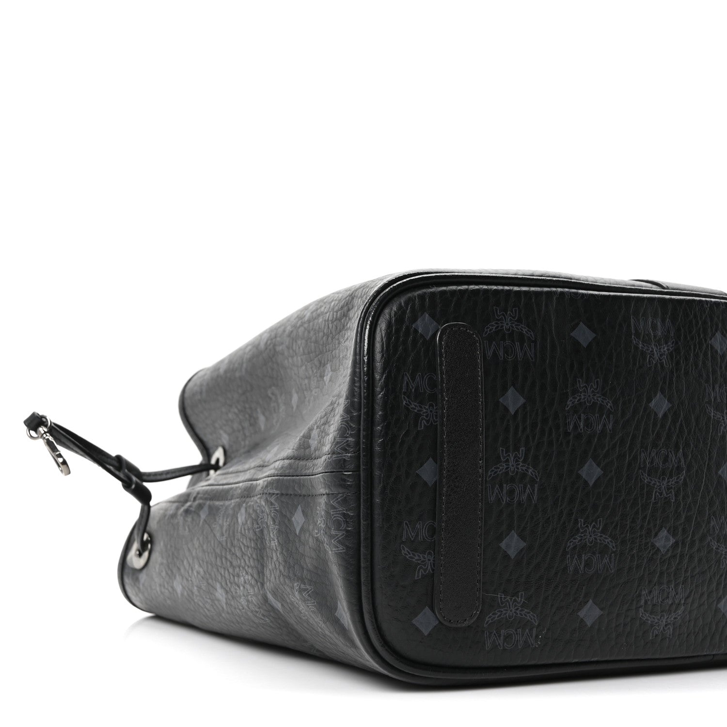MCM Visetos Medium Liz Reversible Shopper Tote Black 11 of 14