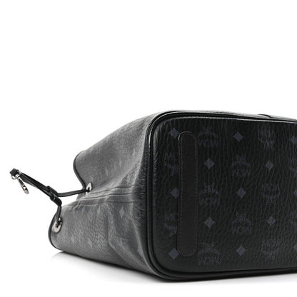 MCM Visetos Medium Liz Reversible Shopper Tote Black 11 of 14