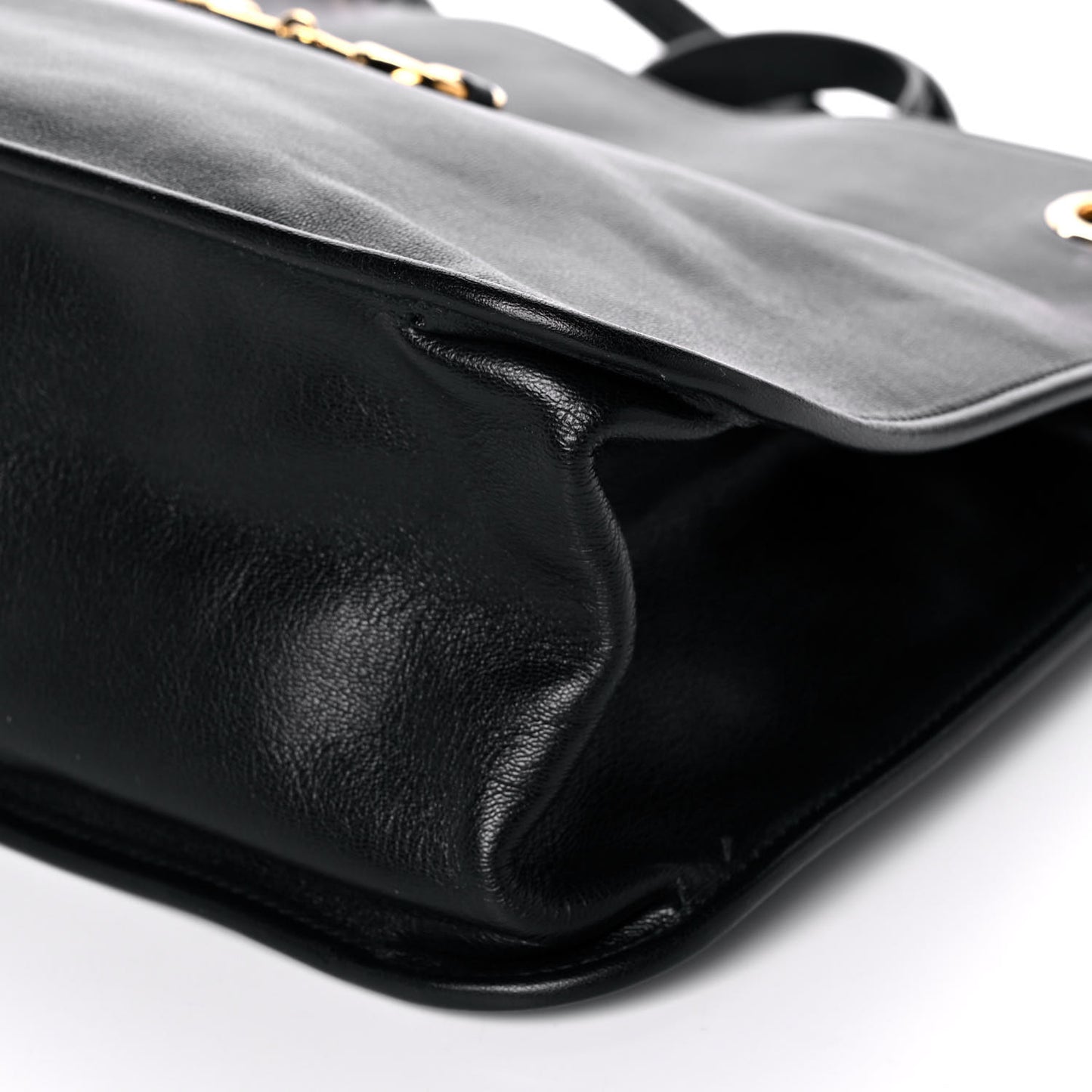 Calfskin Large Horsebit 1955 Tote Bag Black