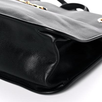 Gucci Calfskin Large Horsebit 1955 Tote Bag Black 10 of 10