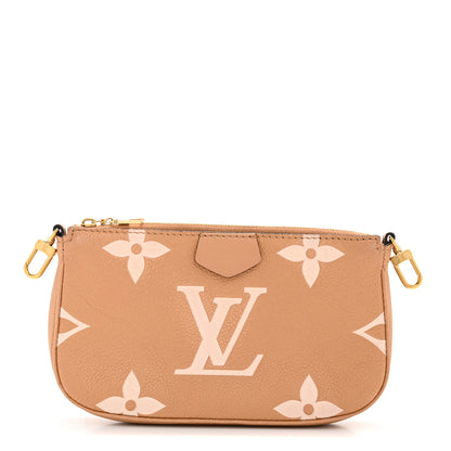 Louis Vuitton Empreinte Monogram Giant Multi Pochette Accessories Small Pochette Arizona Creme 1 of 8