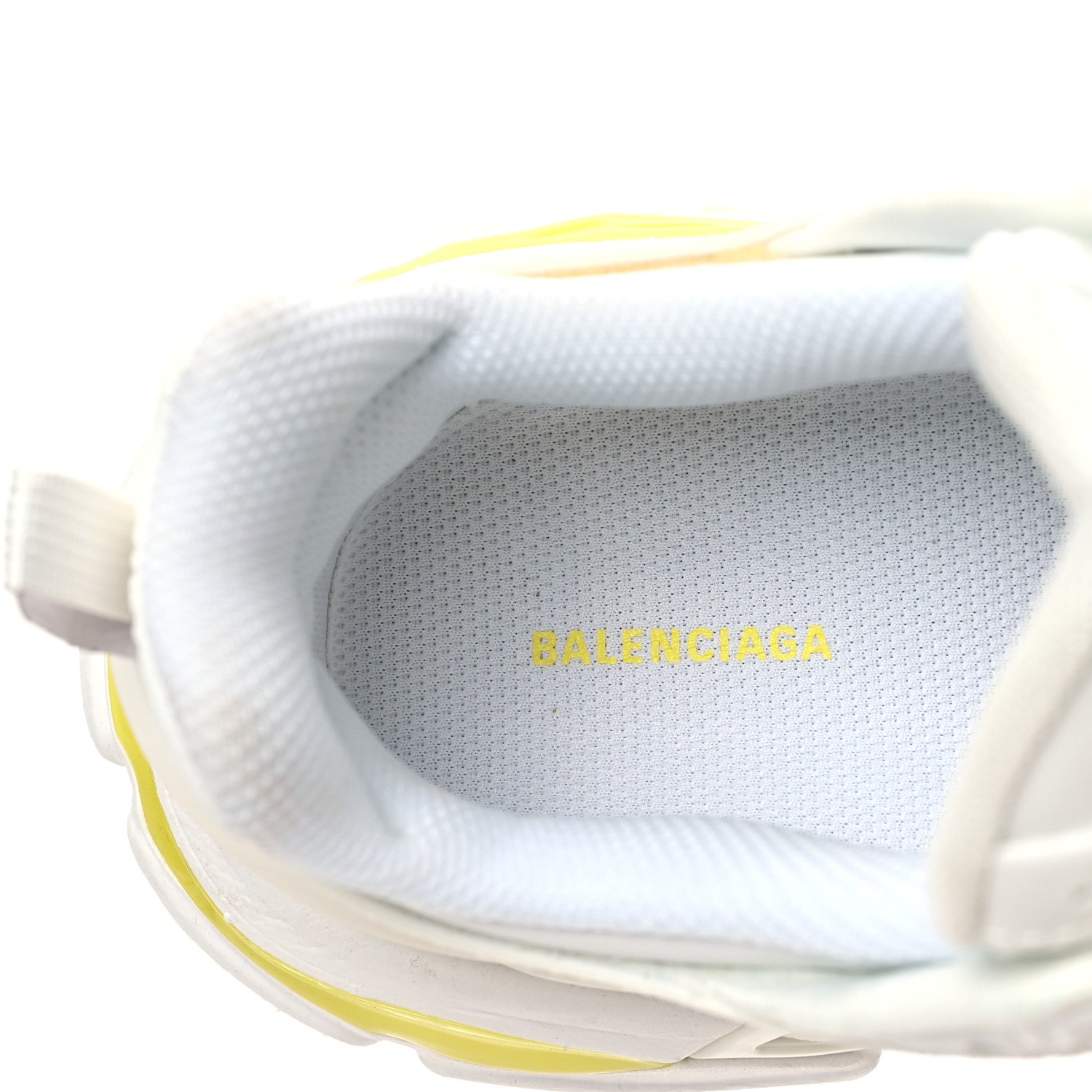Balenciaga Rubber Mesh Tri-Color Womens Track.2 Open Sneakers 36 Light Yellow Light Pink Light Blue 7 of 9