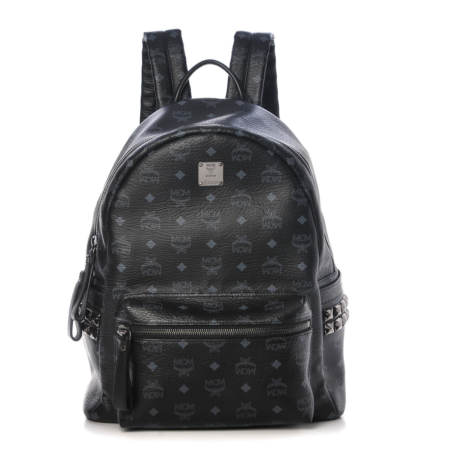 Visetos Medium Side Studs Stark Backpack Black