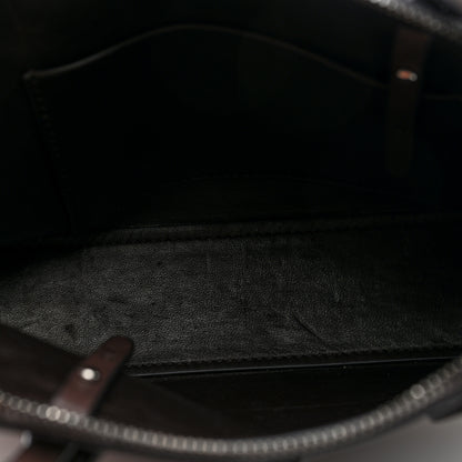 The Row Polished Saddle Calfskin Ingrid Shoulder Bag Hippo Grey 5 of 9