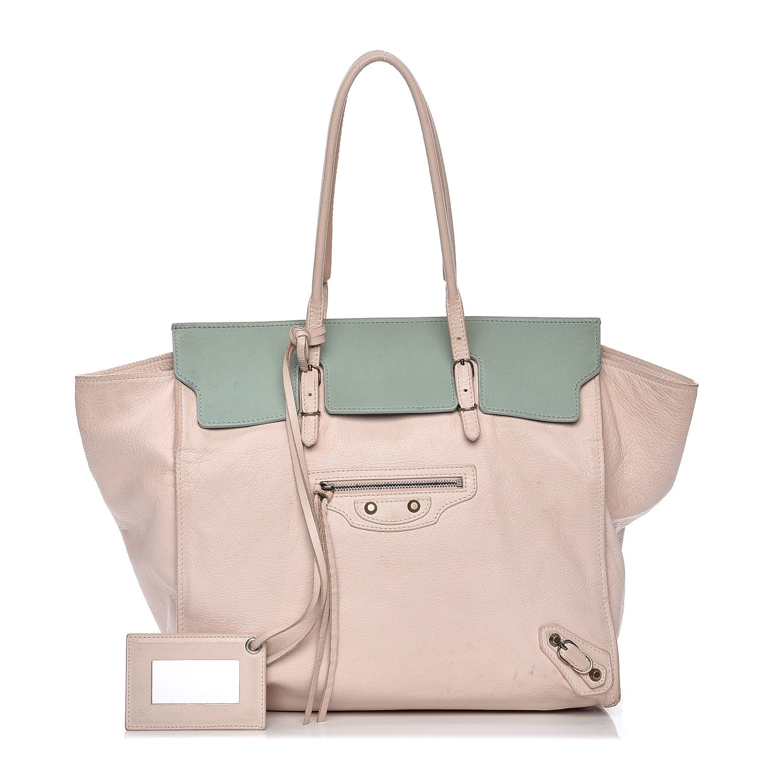 Balenciaga Calfskin Papier Ligne A5 Flap Tote Pink 1 of 21