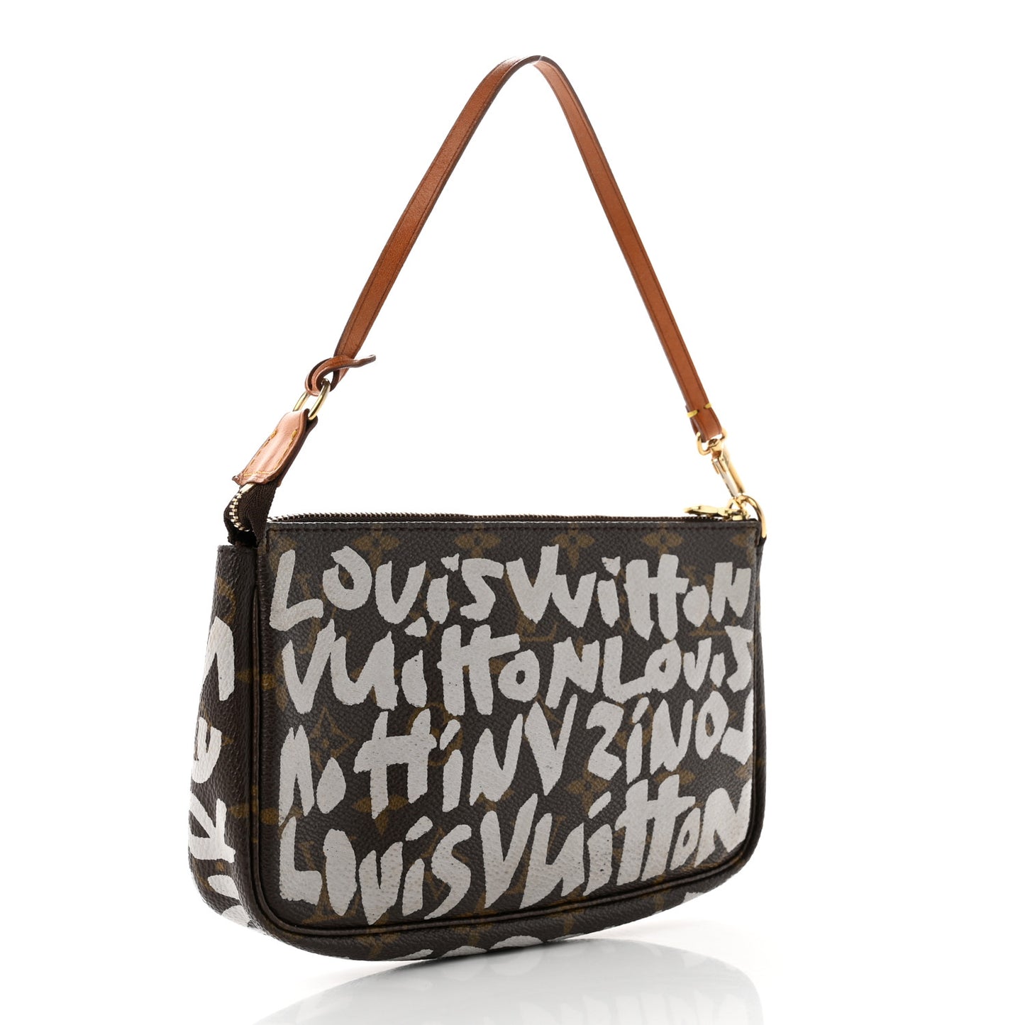 Monogram Graffiti Pochette Accessories Silver