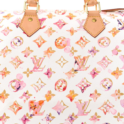 Louis Vuitton Watercolor Aquarelle Speedy 35 White 7 of 9
