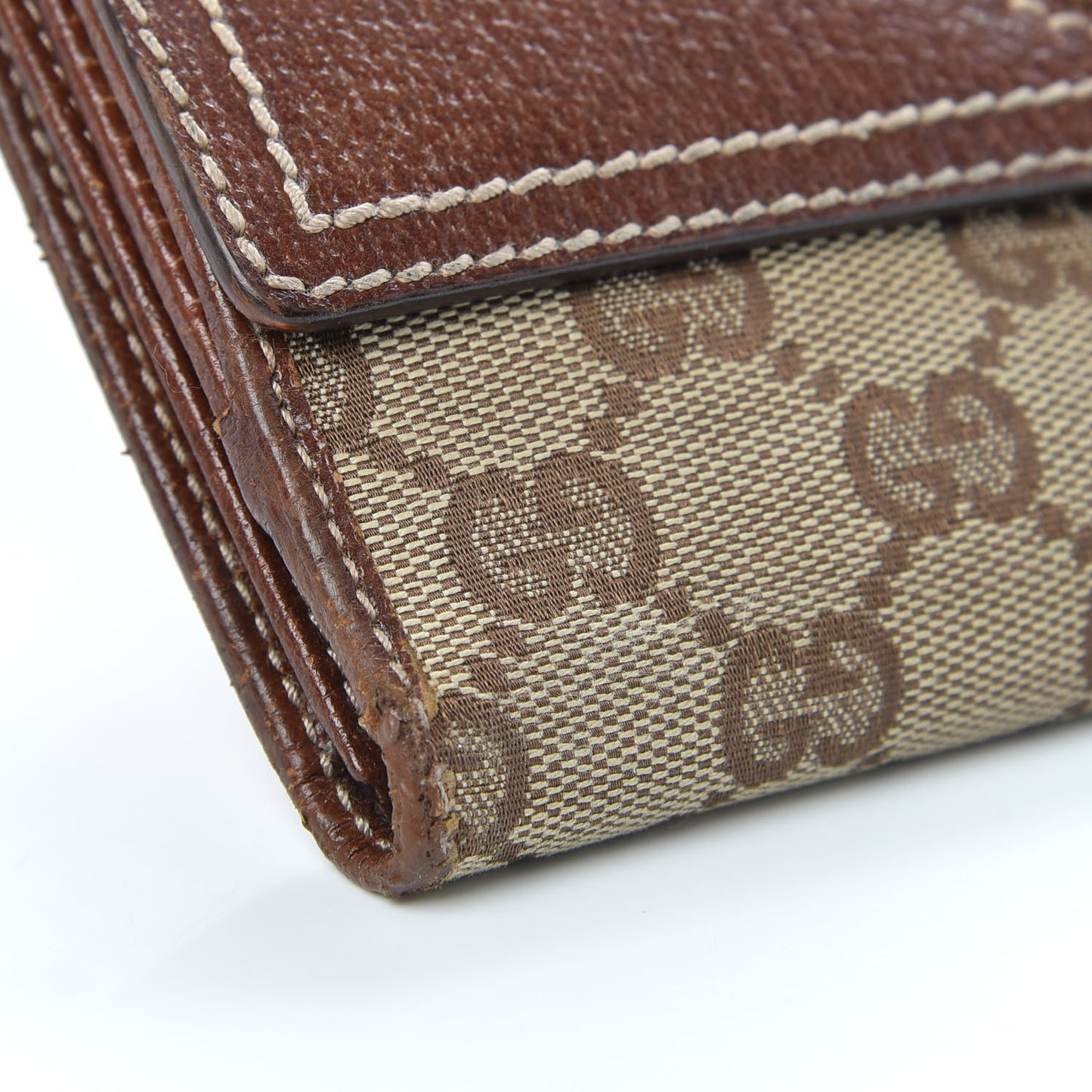 Monogram Bamboo Continental Wallet Brown