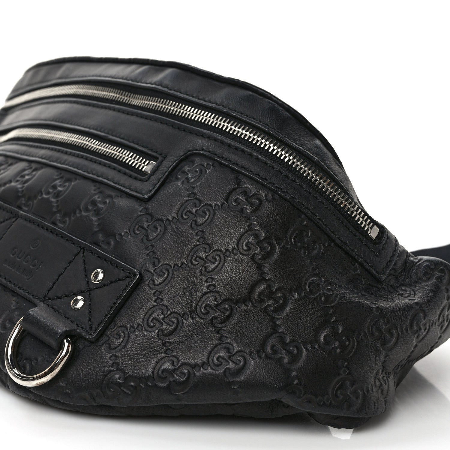 Gucci Guccissima Web Belt Bag Black 9 of 9