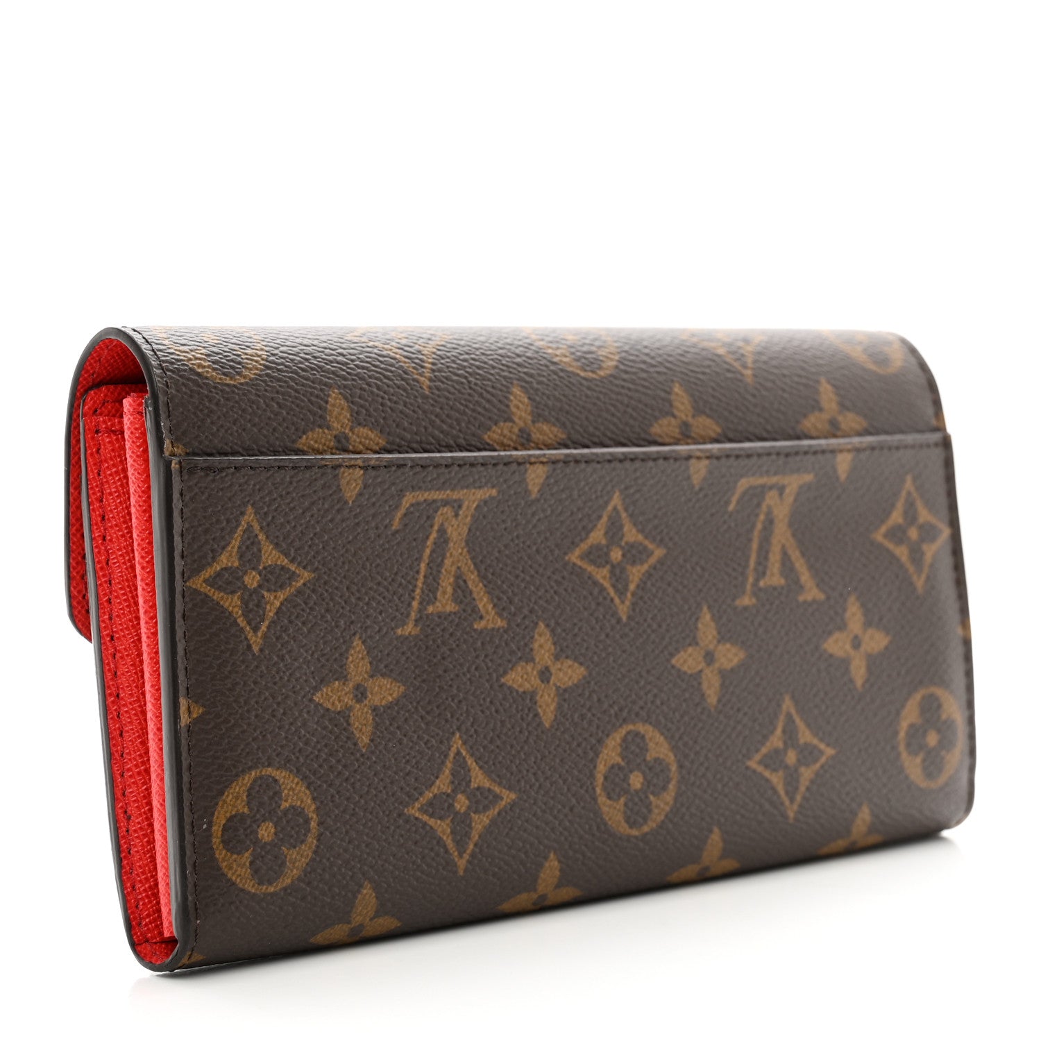 Louis Vuitton Monogram Sarah Wallet NM Coquelicot 3 of 9