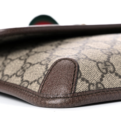 Gucci GG Supreme Monogram Neo Vintage Web Belt Bag Brown 8 of 10