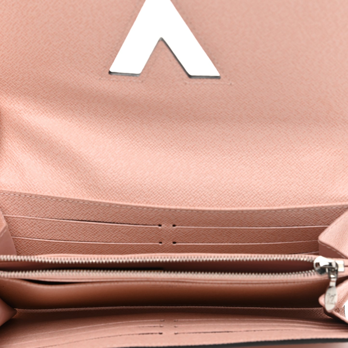 Epi Twist Wallet Rose Ballerine