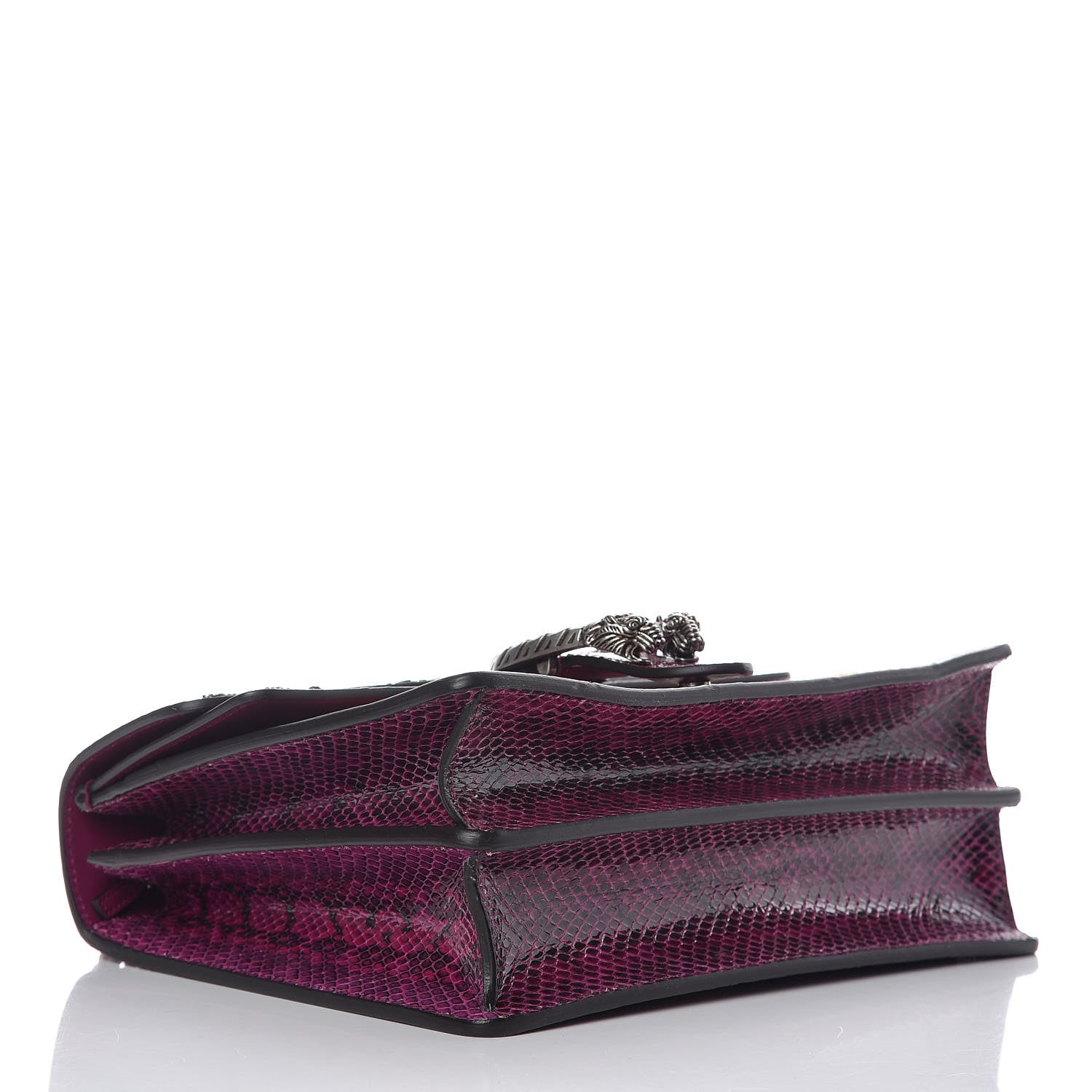 Gucci Elaphe Dragon Embroidered Medium Dionysus Shoulder Bag Violet Cyclamen Multicolor 4 of 10