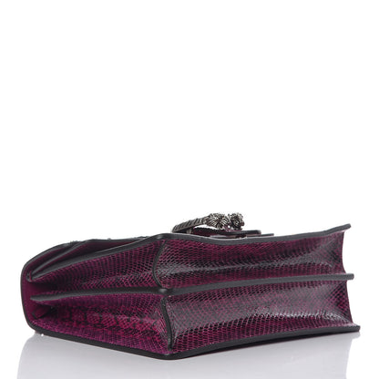 Gucci Elaphe Dragon Embroidered Medium Dionysus Shoulder Bag Violet Cyclamen Multicolor 4 of 10