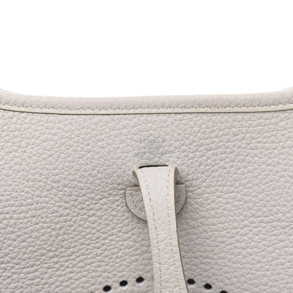 Hermes Taurillon Clemence Amazone Evelyne TPM Gris Perle Etain 6 of 9