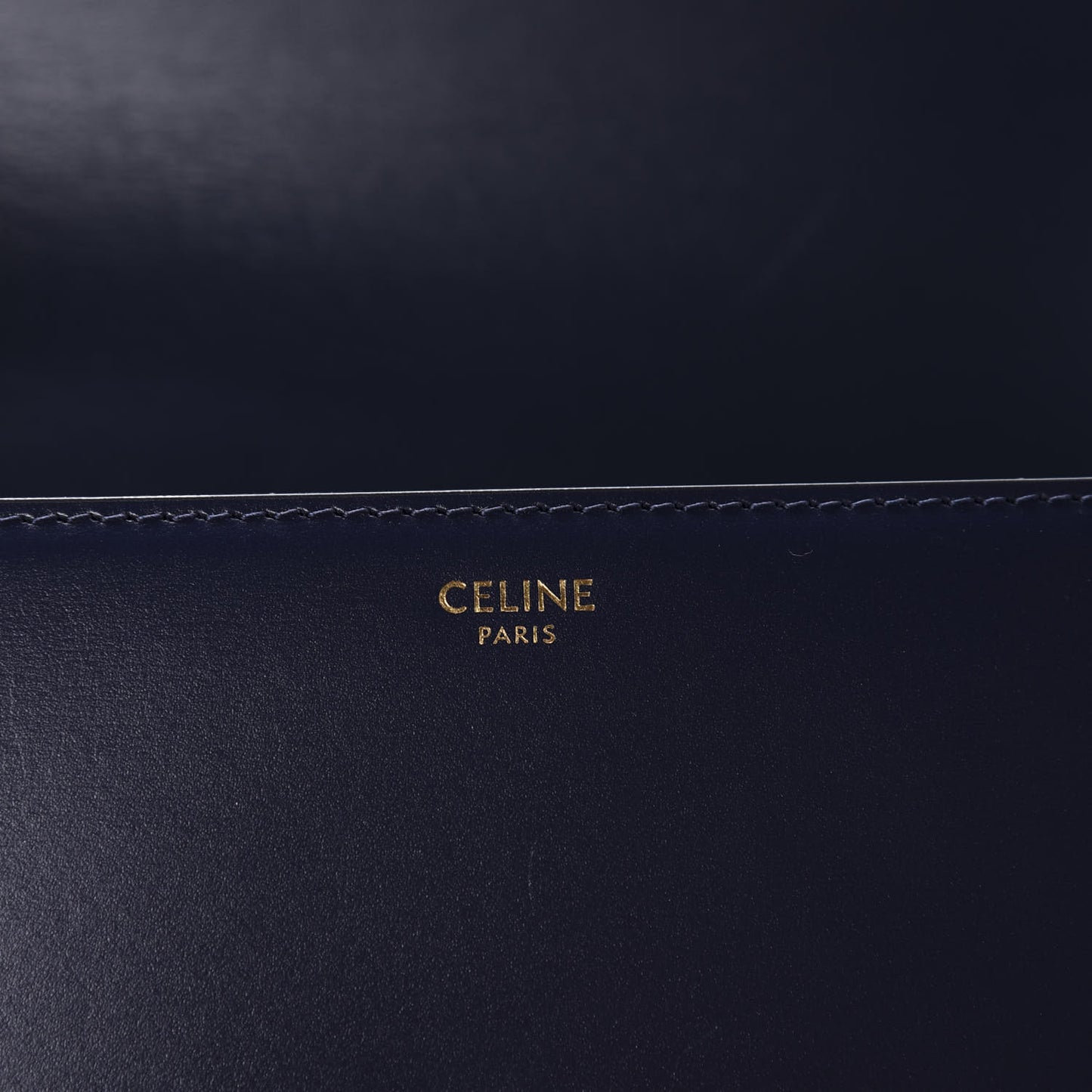 Shiny Calfskin Teen Triomphe Dark Blue