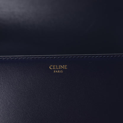 Celine Shiny Calfskin Teen Triomphe Dark Blue 8 of 11