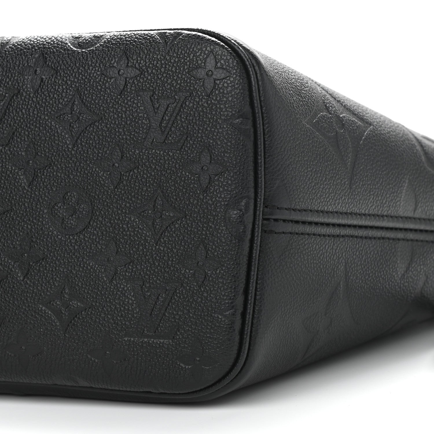 Louis Vuitton Empreinte Monogram Giant Neverfull MM Black 8 of 9