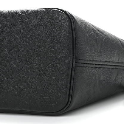 Louis Vuitton Empreinte Monogram Giant Neverfull MM Black 8 of 9