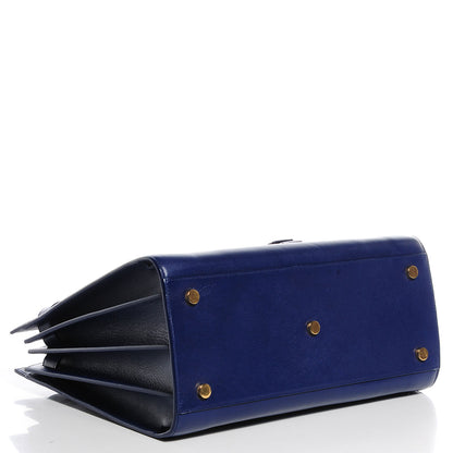 Saint Laurent Calfskin Small Sac De Jour New Marine 4 of 7