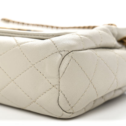 Saint Laurent Lambskin Quilted Monogram Mini Nolita Crema Soft 10 of 11