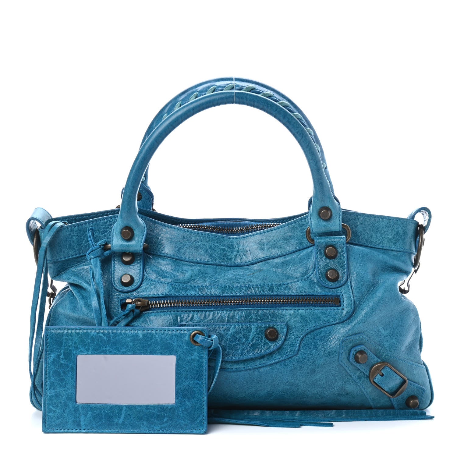 Balenciaga Chevre Classic Hardware First Turquoise 1 of 5