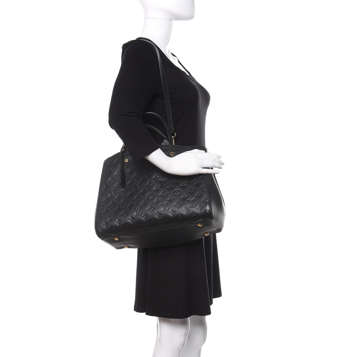 Louis Vuitton Empreinte Montaigne GM Black 2 of 10