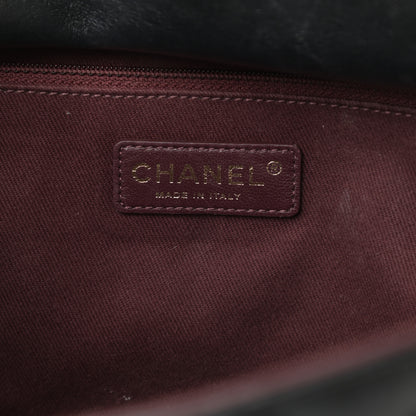 Chanel Calfskin Quilted Large Shopping Tote Black 6 of 20