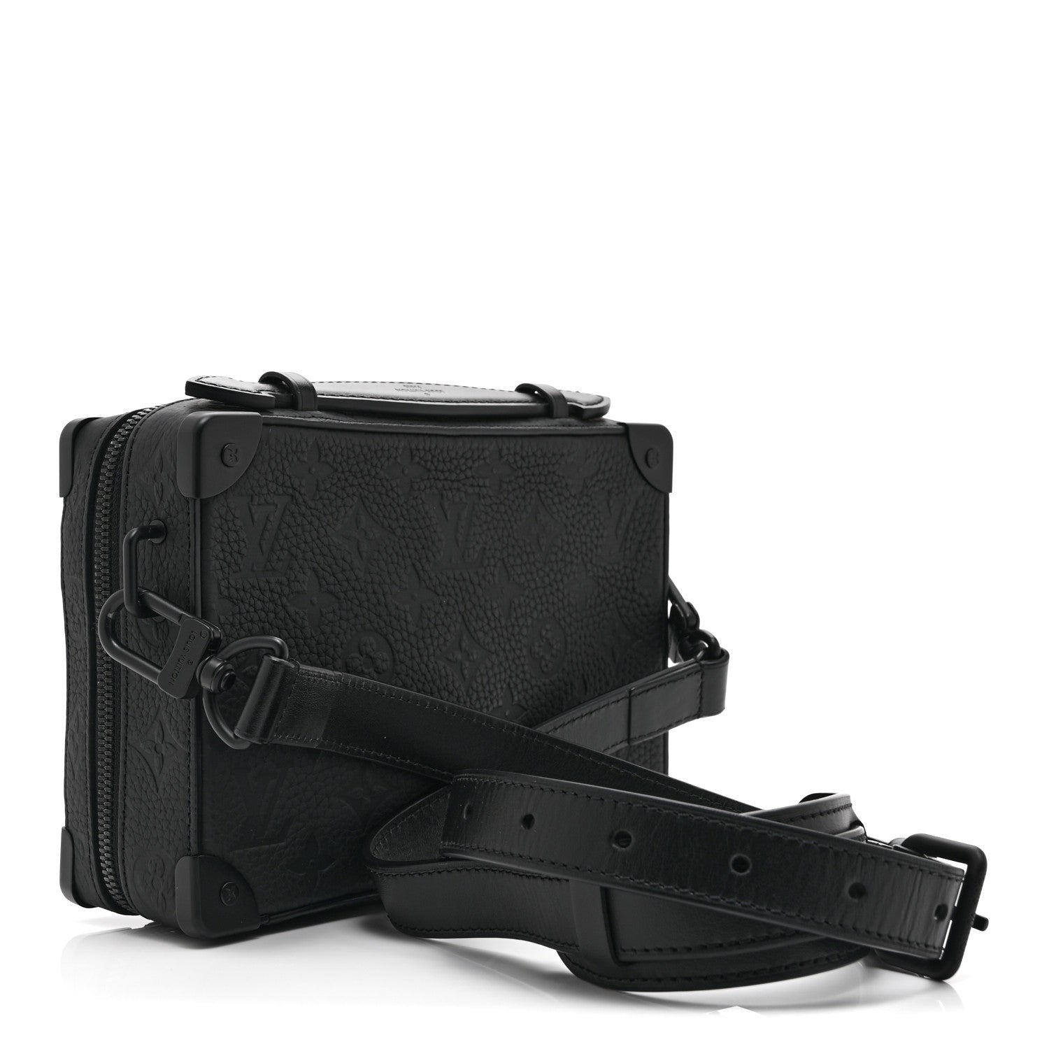 Louis Vuitton Taurillon Monogram Soft Trunk Black 1842455