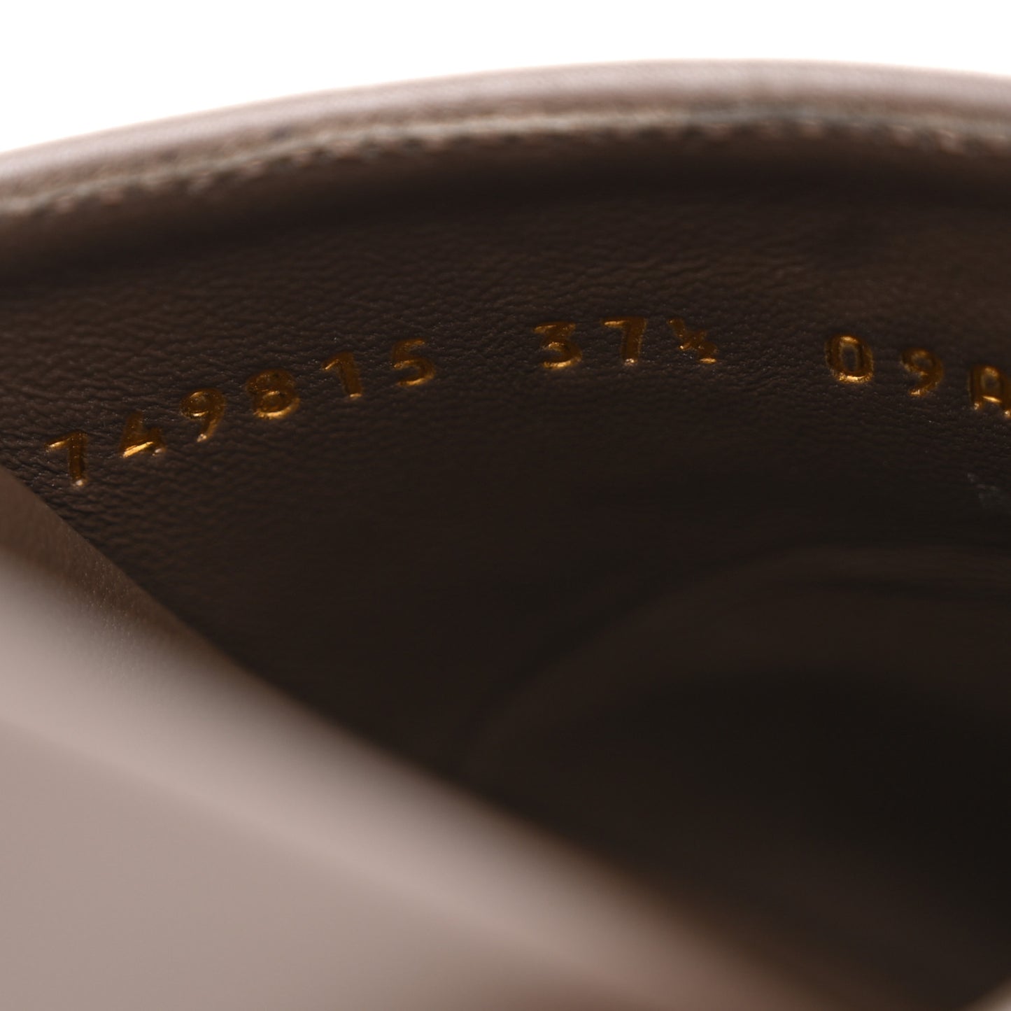 GG Supreme Monogram Miro Soft Calfskin Womens Horsebit Slippers 37.5 Beige Ebony New Acero