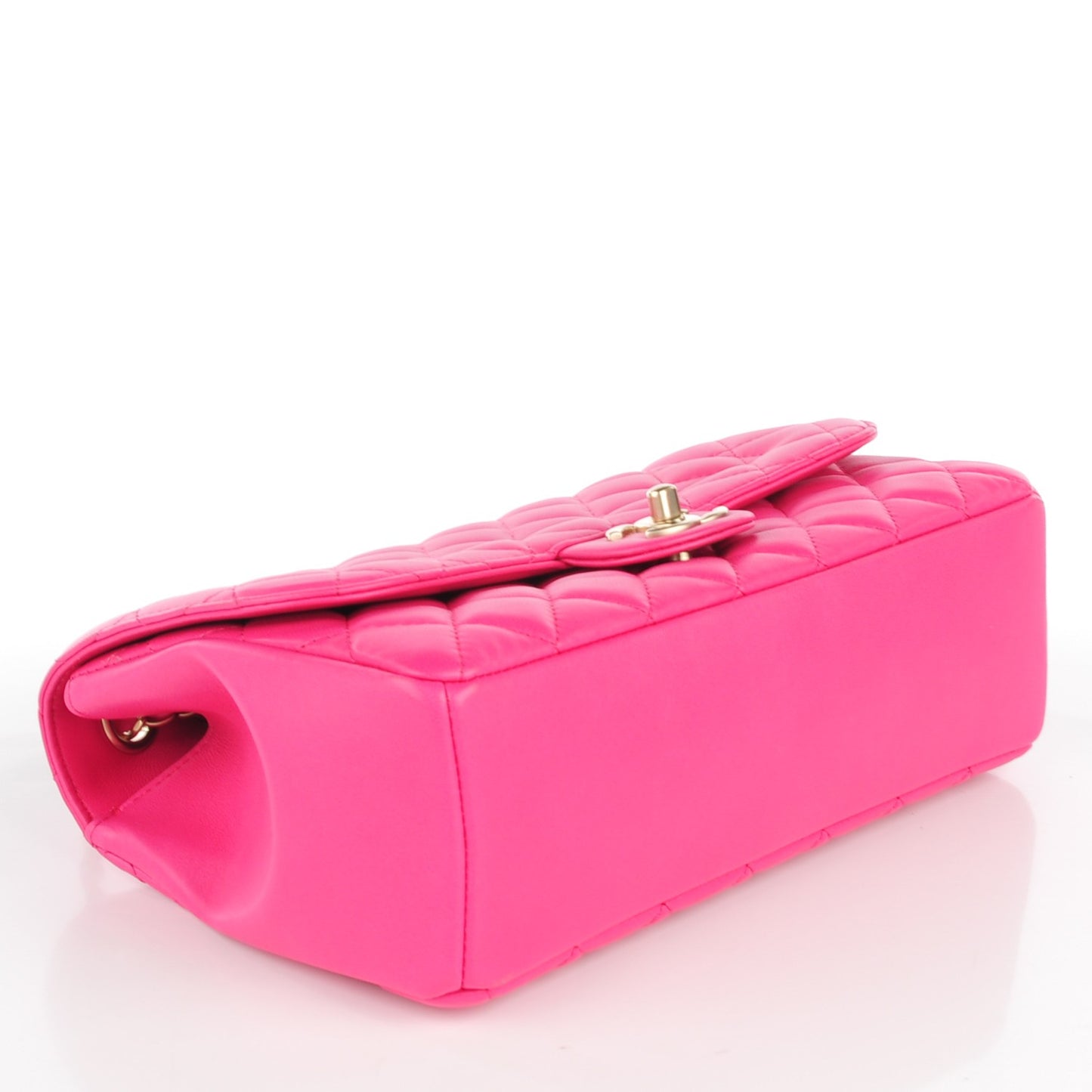 Lambskin Quilted Medium Mademoiselle Chic Flap Pink