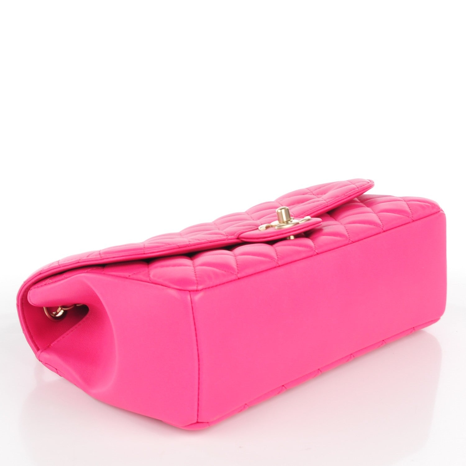 Chanel Lambskin Quilted Medium Mademoiselle Chic Flap Pink 4 of 8