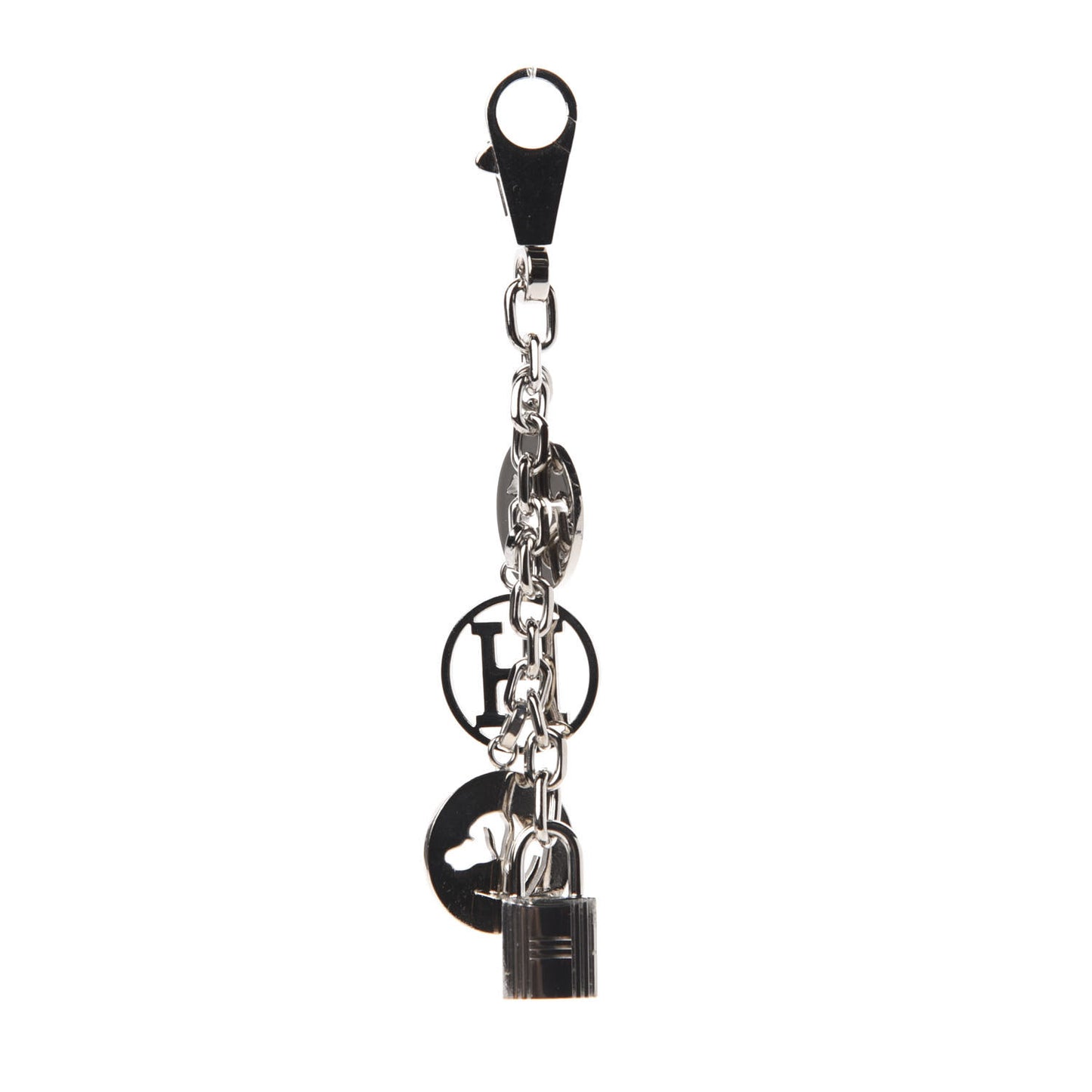 Palladium Breloque Bag Charm Silver