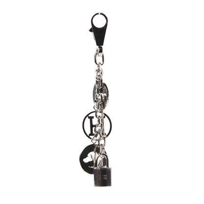 Hermes Palladium Breloque Bag Charm Silver 2 of 5