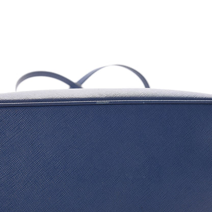 Prada Saffiano Lux Medium Tote Bluette 9 of 18