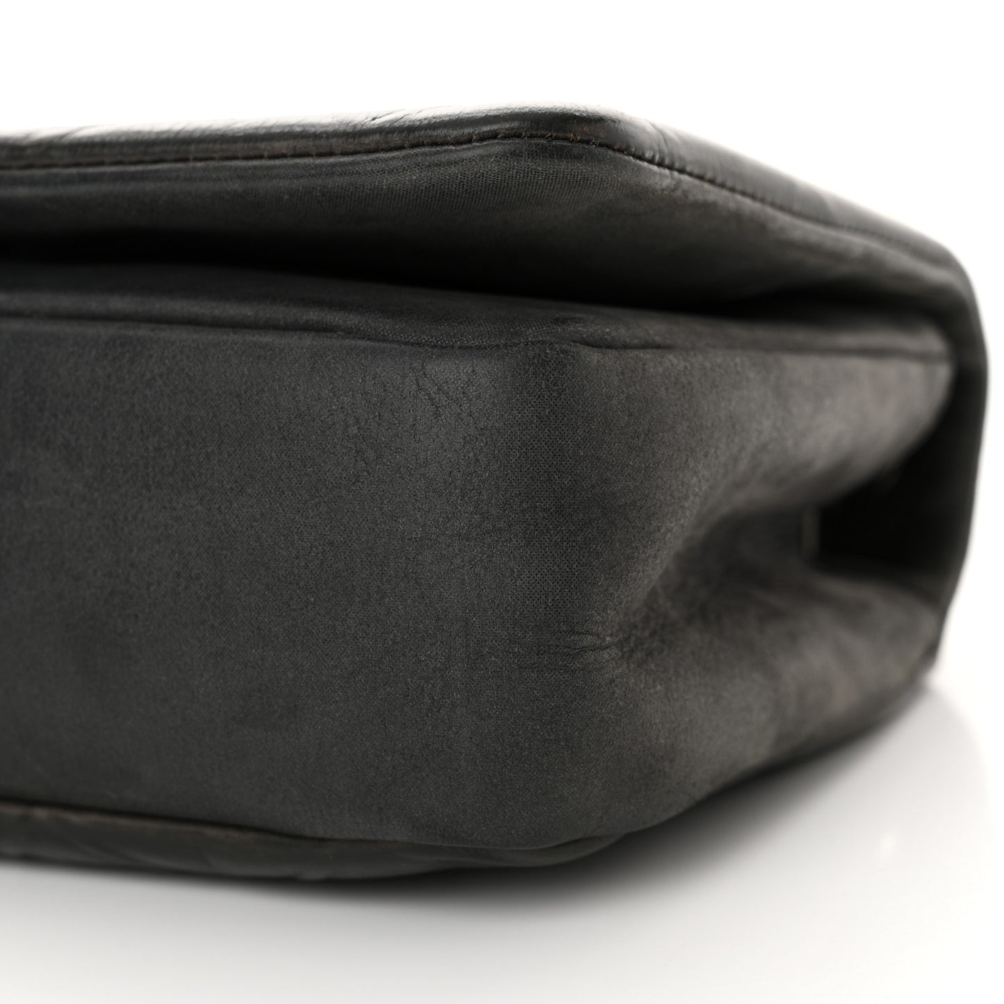 Calfskin Diamond Embossed New Chic Flap Grey