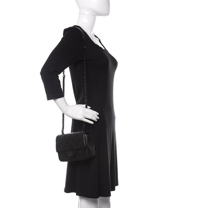 Chanel Caviar Quilted Incognito Mini Square Flap Black 2 of 13