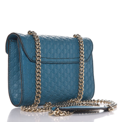 Gucci Microguccissima Mini Emily Shoulder Bag Deep Cobalt 3 of 8