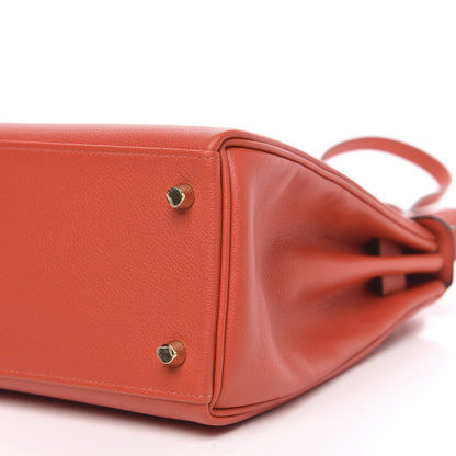 Hermes Taurillon Novillo Verso Kelly Retourne 28 Capucine 9 of 10