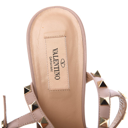 Valentino Garavani Patent Nappa Rockstud Ankle Strap 65mm Pumps 39.5 Black Poudre 7 of 8