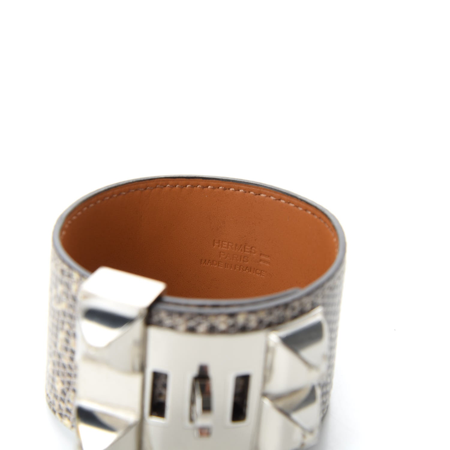 Hermes Lizard Collier De Chien CDC Bracelet L Ombre 4 of 8